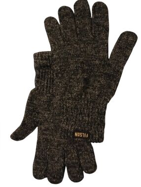 Filson Men's Heathered Black Knit Gloves